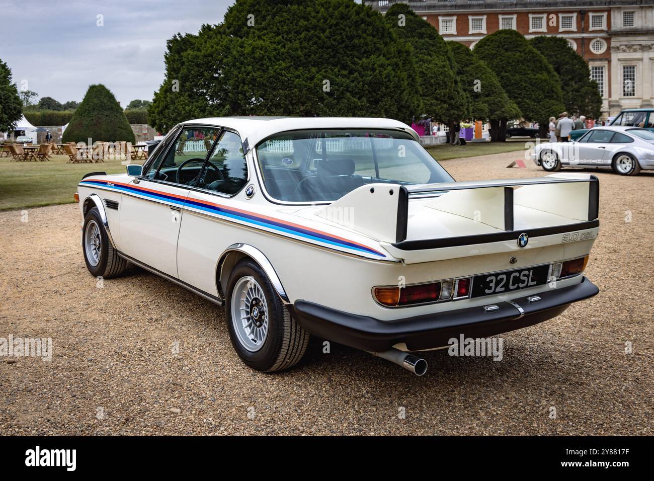 1974 BMW 3,0 CSL „Batmobile“. Concours of Elegance 2024, Hampton Court Palace, London, Großbritannien Stockfoto