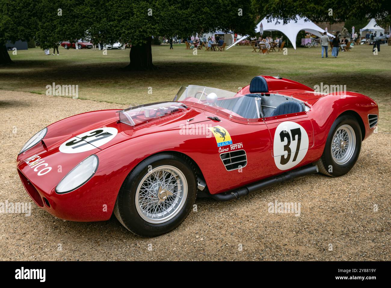 1959 Ferrari Dino 196S Spider. Concours of Elegance 2024, Hampton Court Palace, London, Großbritannien Stockfoto