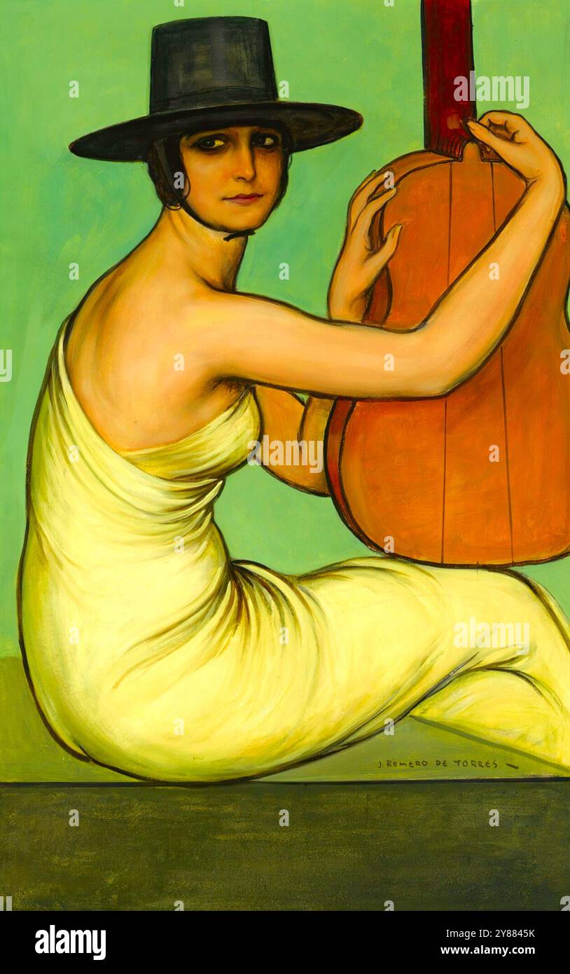 Julio Romero De Torres (Spanisch, 1874-1930) - Dora Der Cordoban - 1925 Stockfoto