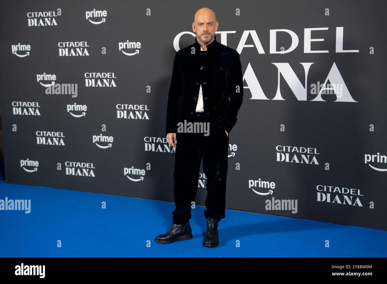 Rom, Italien. Oktober 2024. Filippo Nigro nimmt am 3. Oktober 2024 an der Premiere von Citadel: Diana im Space Cinema Moderno in Rom Teil. (Foto: Luca Carlino/NurPhoto) Credit: NurPhoto SRL/Alamy Live News Stockfoto