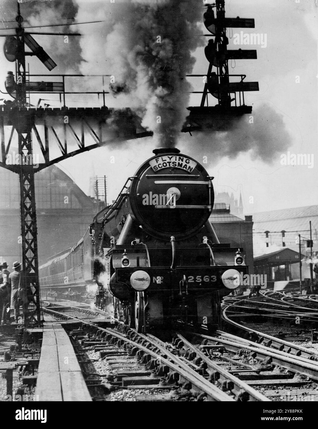 Der L.H.E.R Express. Der Fliegende Schotte. November 1930. Stockfoto