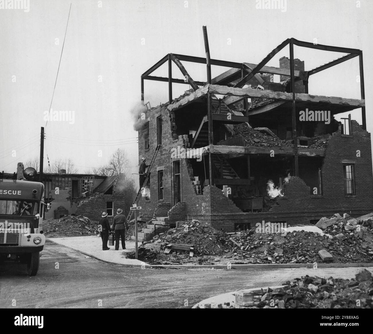 Atombomben Und Wasserstoffbomben - War General. Januar 1955. Stockfoto