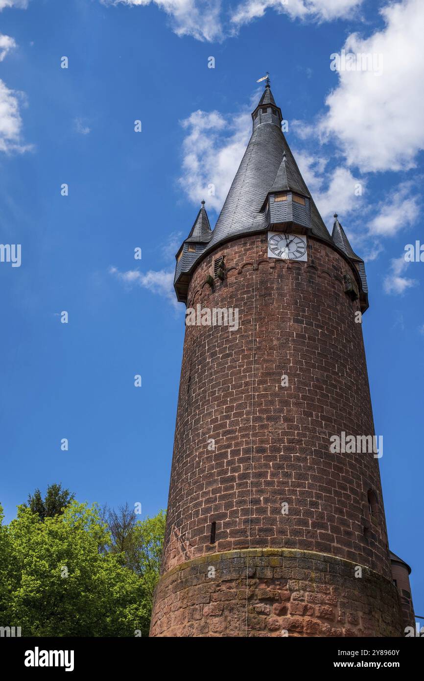 Der Alte Turm in der Altstadt von Ottweiler, Deutschland, Europa Stockfoto