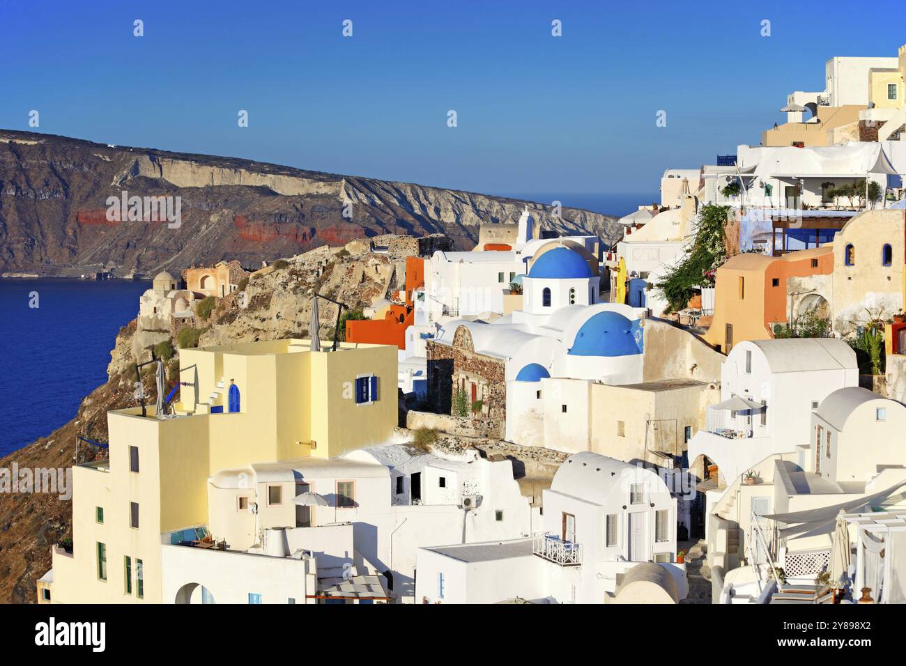 Das wunderbare Oia in Santorin, Griechenland, Europa Stockfoto