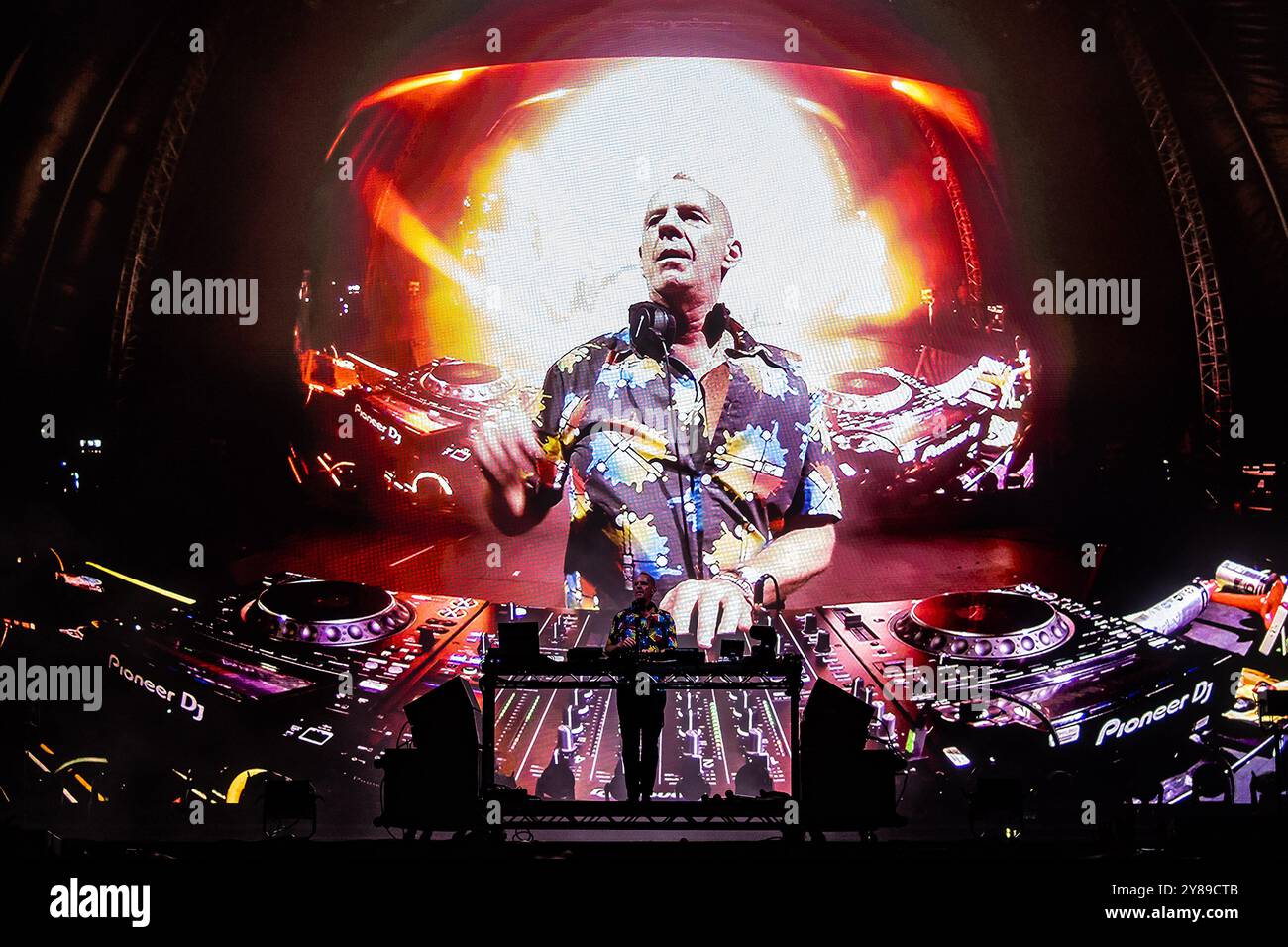 PORTSMOUTH, ENGLAND: Verschiedene Künstler treten am ersten Tag des siegreichen Festivals auf Southsea Common auf. Mit: FAT Boy Slim Where: Portsmouth, Großbritannien Wann: 23 Aug 2024 Credit: Neil Lupin/WENN Stockfoto