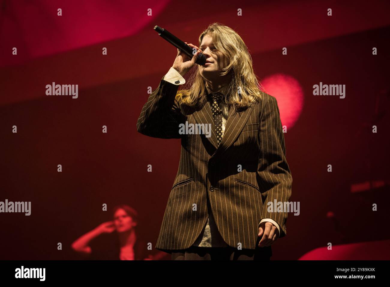 Oslo, Norwegen. Oktober 2024. Die norwegische Sängerin, Songwriterin und Musikerin Girl in Red gibt ein Live-Konzert im Oslo Spektrum in Oslo. Quelle: Gonzales Photo/Alamy Live News Stockfoto