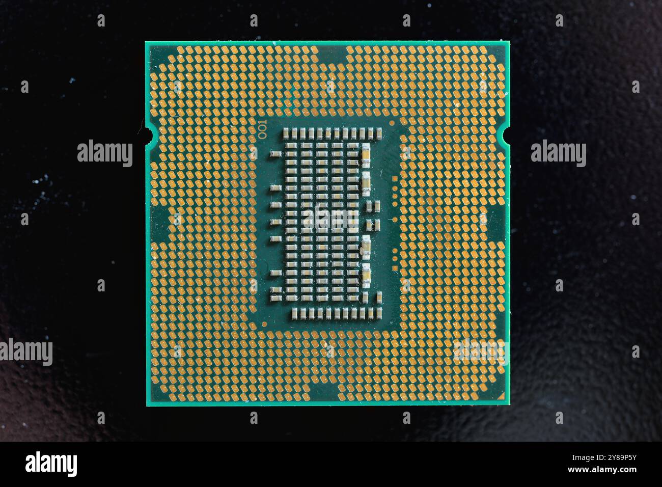 Ein modernes die-Array einer Intel Core i7 CPU Stockfoto