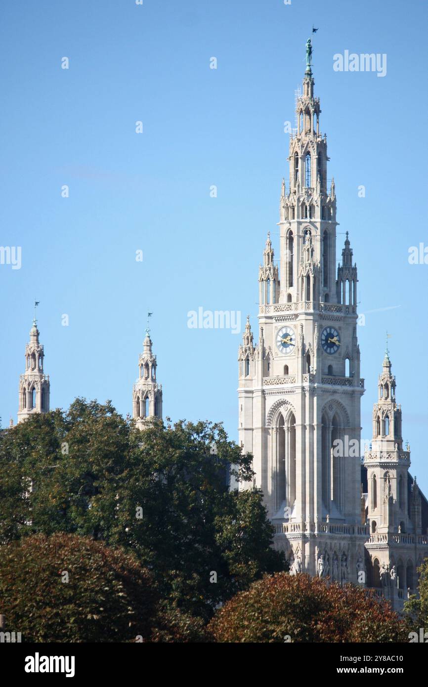 Rathaus, Vienna Stockfoto