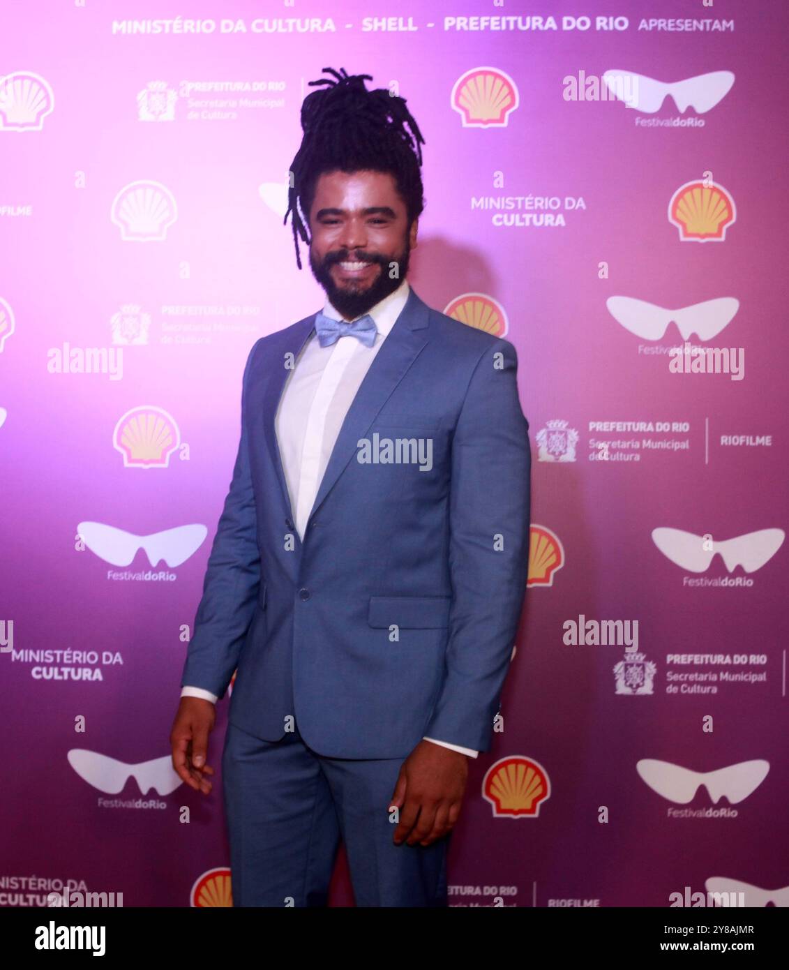 Rio De Janeiro, Brasilien. Oktober 2024. Fernsehstars sind bei der Vorpremiere des Films Emilia Peres, der während des Rio 2024 Festivals am 3. Oktober 2024 in Rio de Janeiro, Brasilien, stattfindet, anwesend. (Foto: Onofre Veras/Thenews2/NurPhoto) Credit: NurPhoto SRL/Alamy Live News Stockfoto