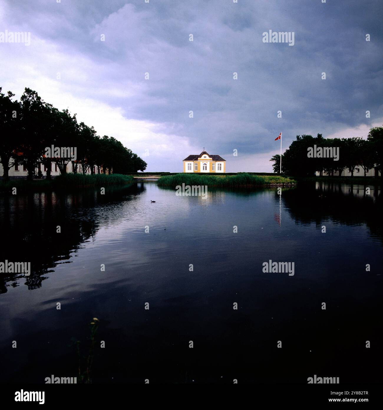 Valdemars Schloss auf der Insel Tasinge Tasinge, Syddanmark, Dänemark um 1985. 900200000666 Stockfoto