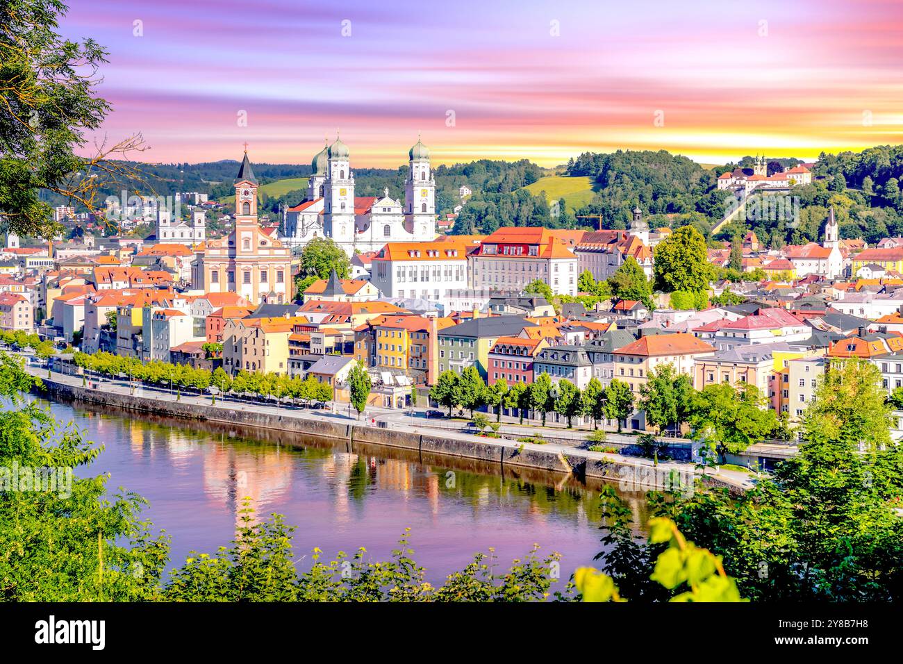 Altstadt von Passau, Deutschland Stockfoto