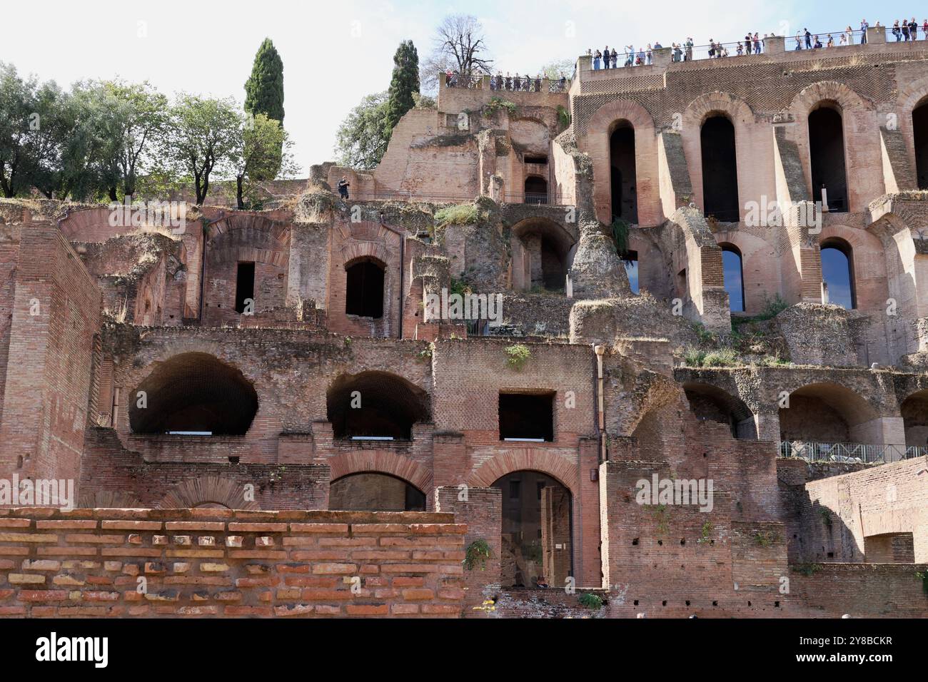 Domus Tiberiana, Palatin, Forum Romanum, Rom, Italien Stockfoto