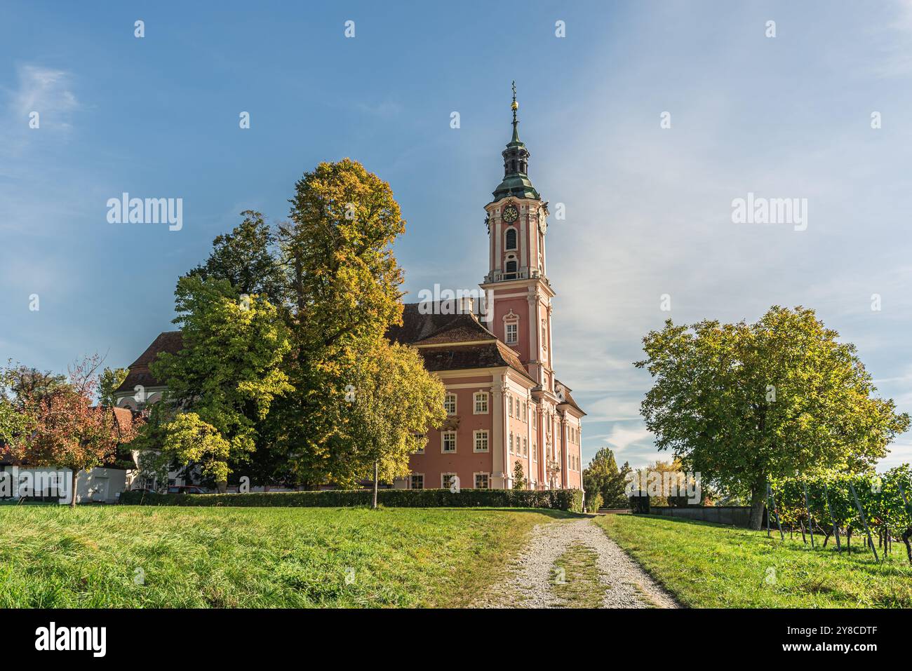 Wallfahrtskirche Birnau am Bodensee, Uhldingen-Mühlhofen, Baden-Württemberg, Deutschland Stockfoto