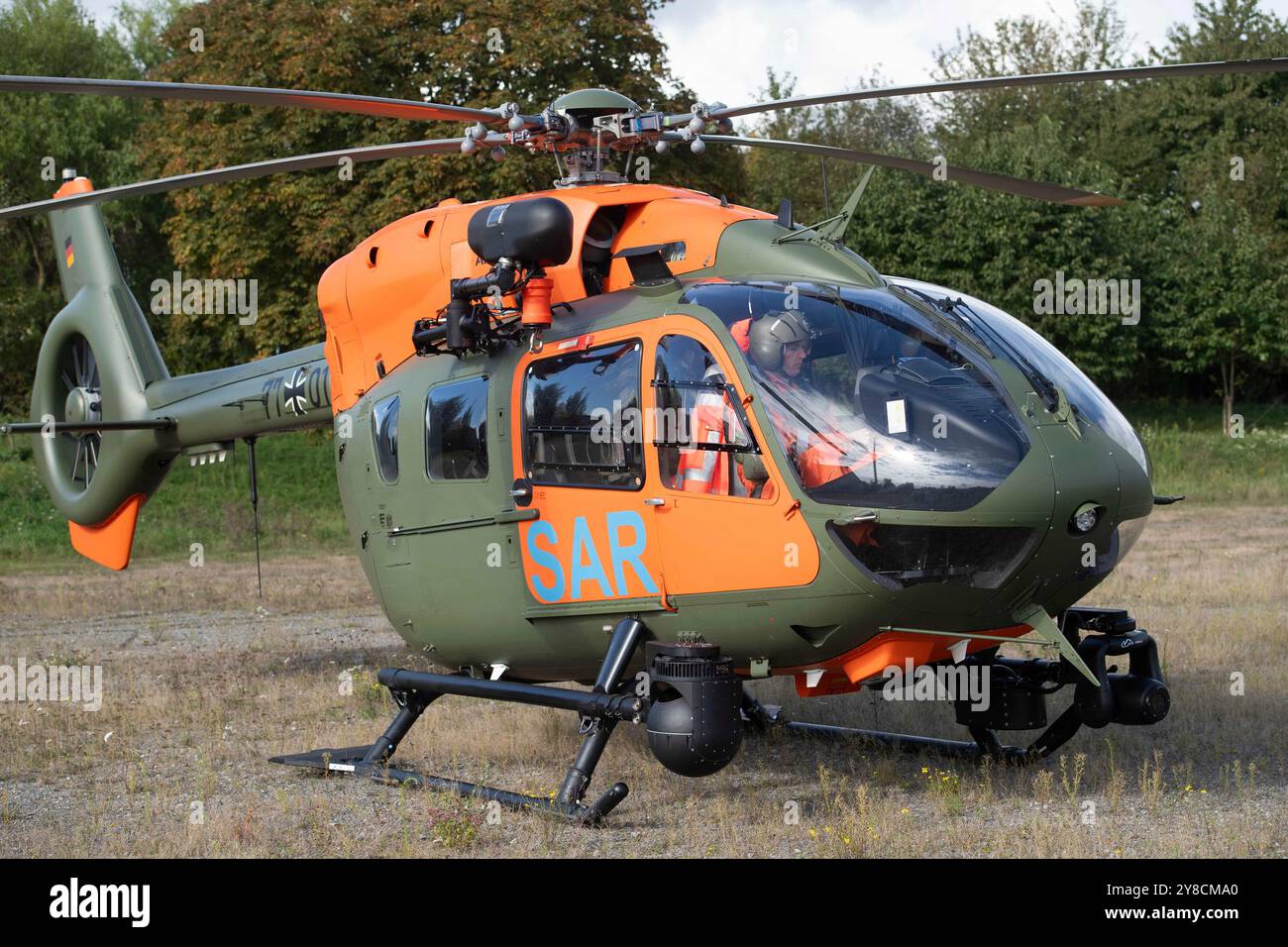 Düsseldorf, Deutschland. Oktober 2024. Katastrophenschutzübung LOKI24 in Düsseldorf-Hubbelrath, 04.10.2024, Credit: dpa/Alamy Live News Stockfoto