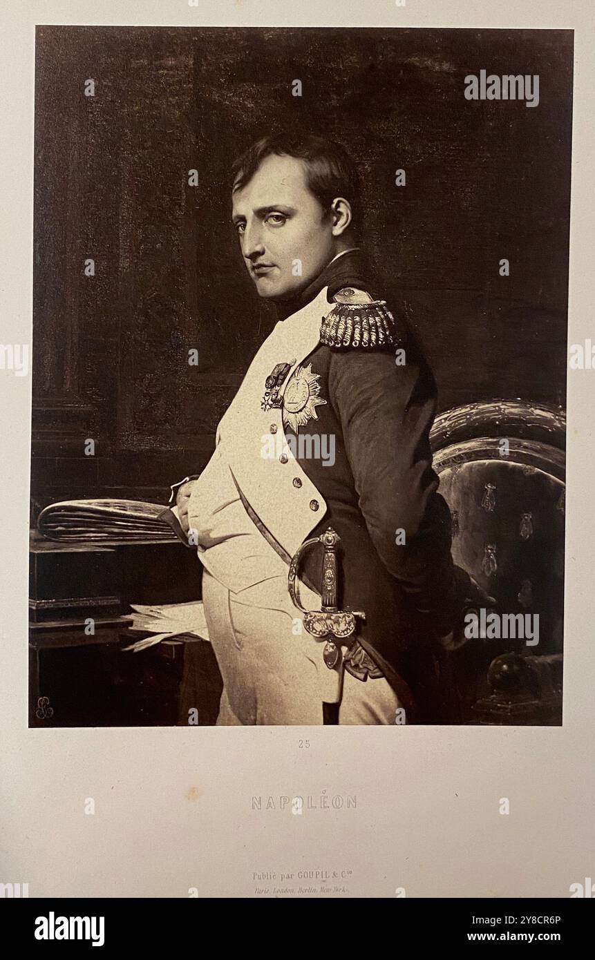 Robert Jefferson Bingham: Napoleon Dans Son Cabinet von Paul Delaroche, 1837/1858 Stockfoto