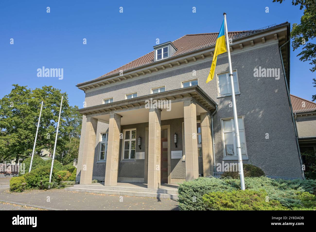 Museum Berlin-Karlshorst: Ort der Kapitulation Mai 1945, Zwieseler Straße, Karlshorst, Lichtenberg, Berlin, Deutschland *** Museum Berlin Karlshorst Kapitulation Mai 1945, Zwieseler Straße, Karlshorst, Lichtenberg, Berlin, Deutschland Stockfoto