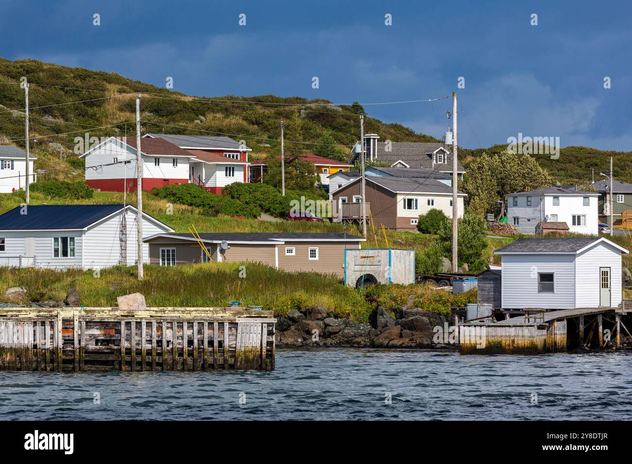 Ostküste von St. Anthony, Neufundland, Kanada Stockfoto