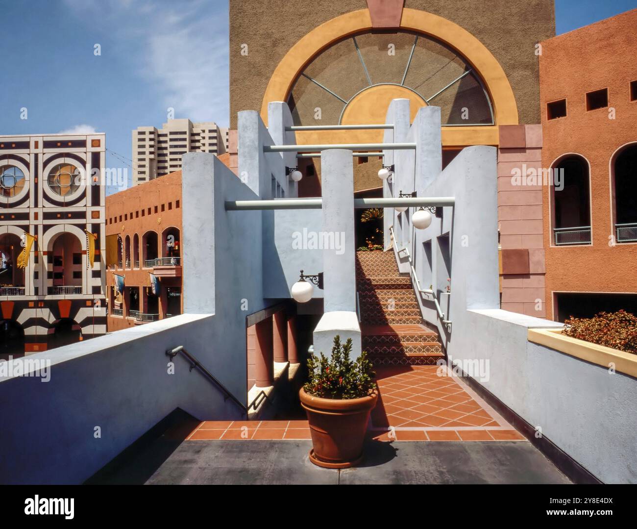 Einkaufszentrum Horton Plaza in San Diego, Kalifornien Stockfoto