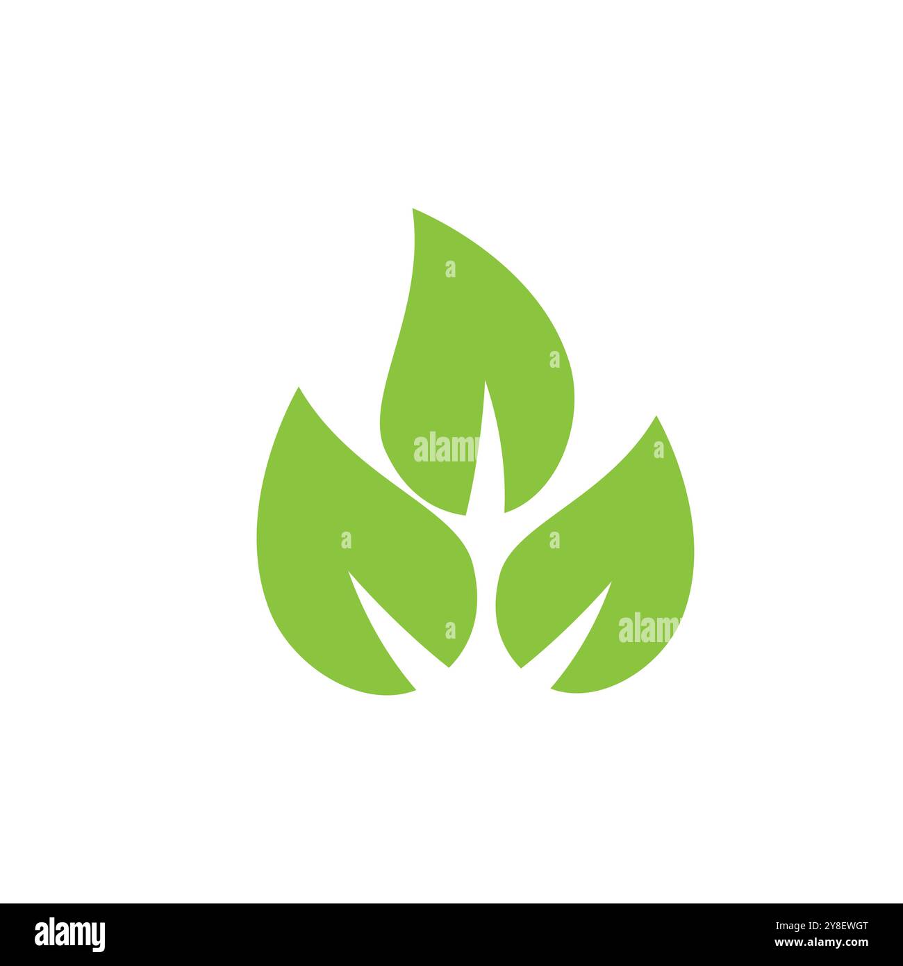Die Logos der grünen Blatt ökologie Natur element Vektor icon Stock Vektor
