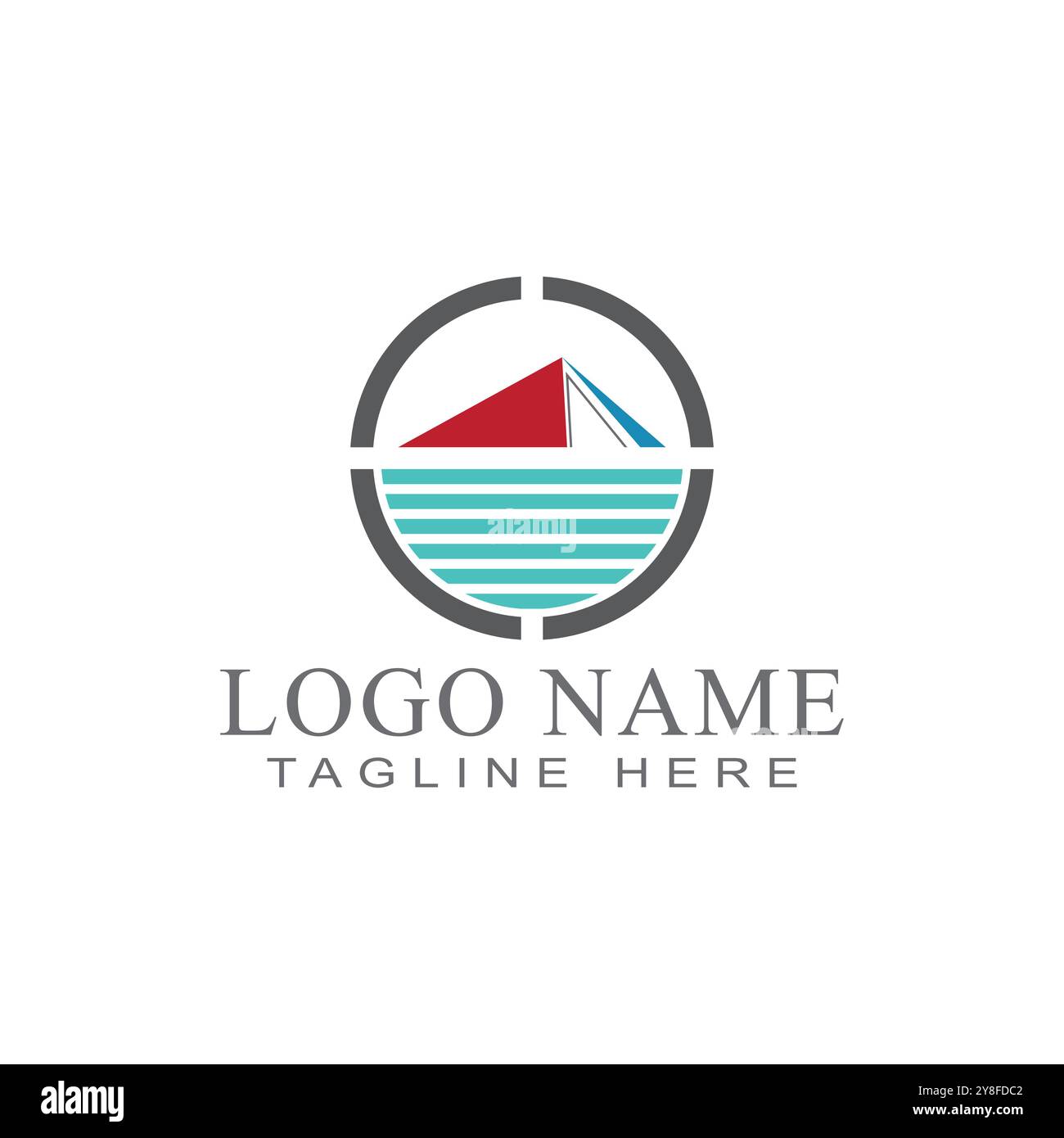 Immobilien, Immobilien und Bau Logo Design Stock Vektor