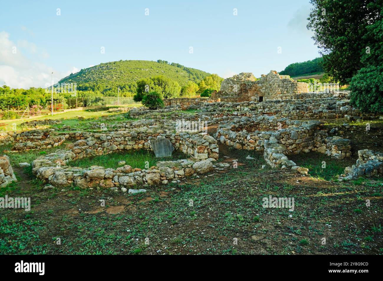 Nuragic-Komplex von Palmavera, Alghero, Sardinien, Italien Stockfoto