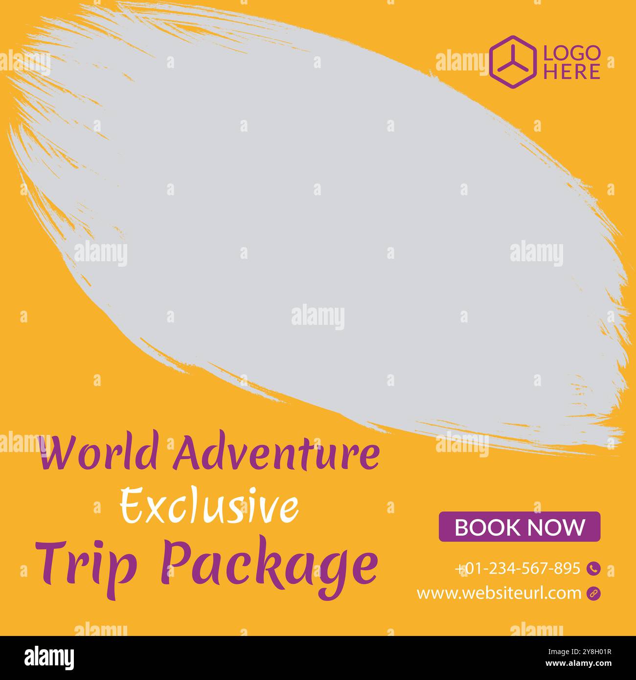 Post-Template-Design für soziale Medien für Geschäftsagenturen auf Reisen. Set aus Webbanner, Flyer oder Poster für Reisebüros. Vorlage für digitale Werbebanner Stock Vektor