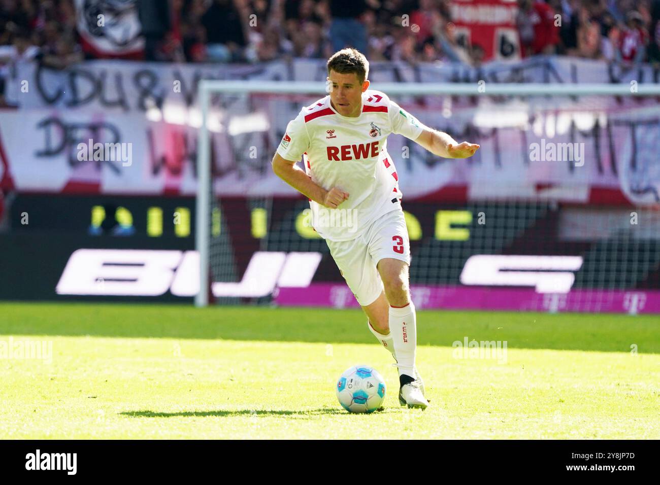 Fussball, 2.BL Saison 2024/2025, 1.FC Köln - SSV Ulm 1846, RheinEnergieStadion Köln Dominique Heintz, FC Köln, Aktion, Einzelbild FotoCopyright Gladys Chai von der Laage DFL-Vorschriften verbieten die Verwendung von Fotografien als Bildsequenzen und/oder Quasi-Video. Stockfoto