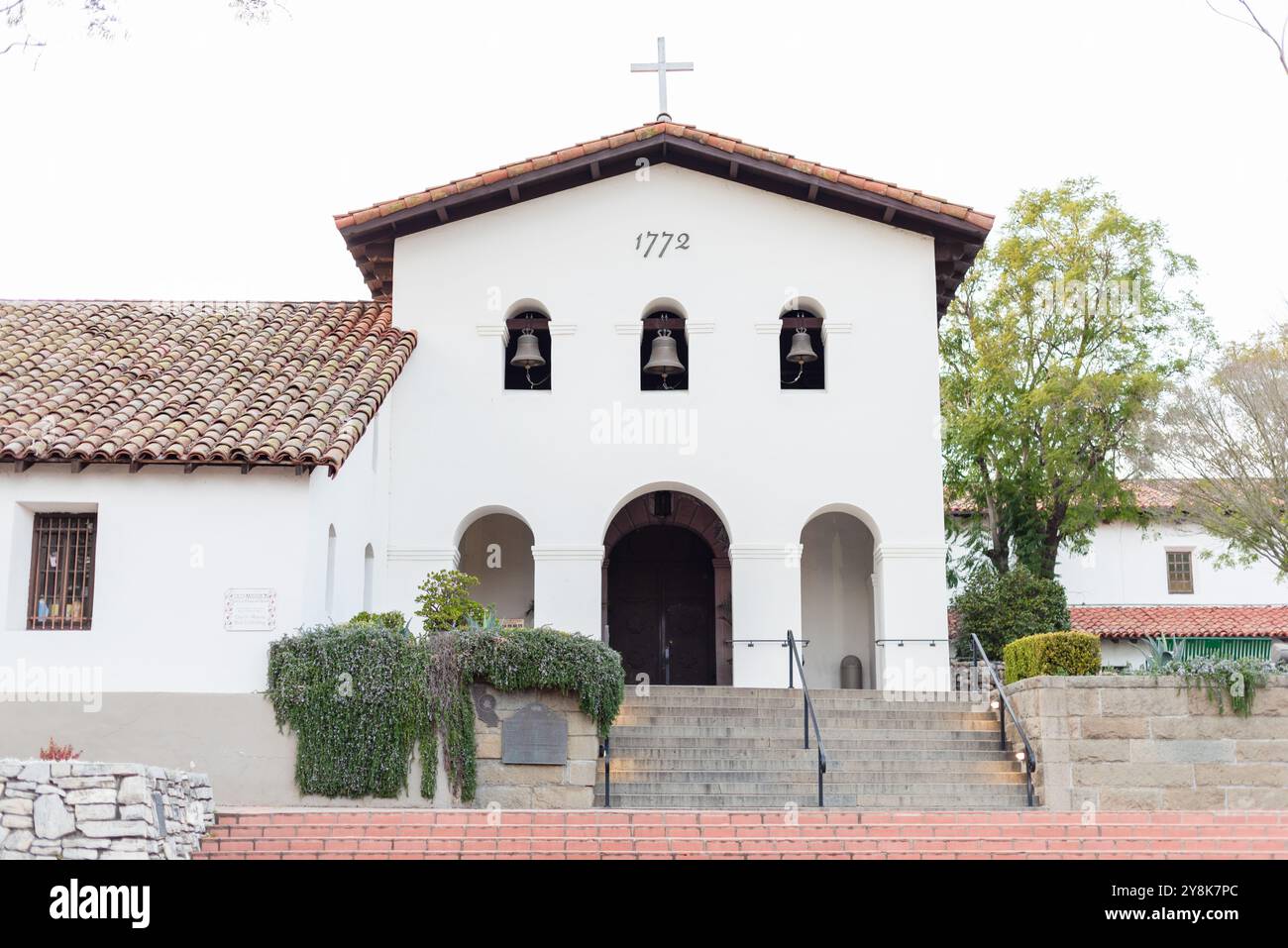 Mission San Luis Obispo de Tolosa, eine spanische Mission in San Luis Obispo, Kalifornien. Stockfoto