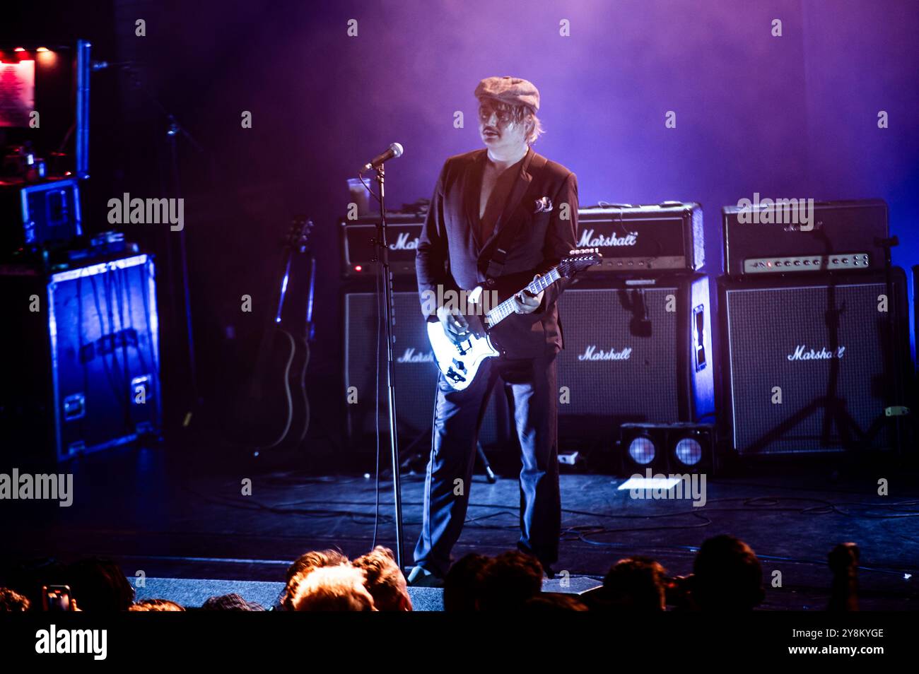 Cambridge, Großbritannien. Oktober 2024. Peter Doherty live auf der Bühne mit den Libertines an der Cambridge Corn Exchange. Cristina Massei/Alamy Live News Stockfoto