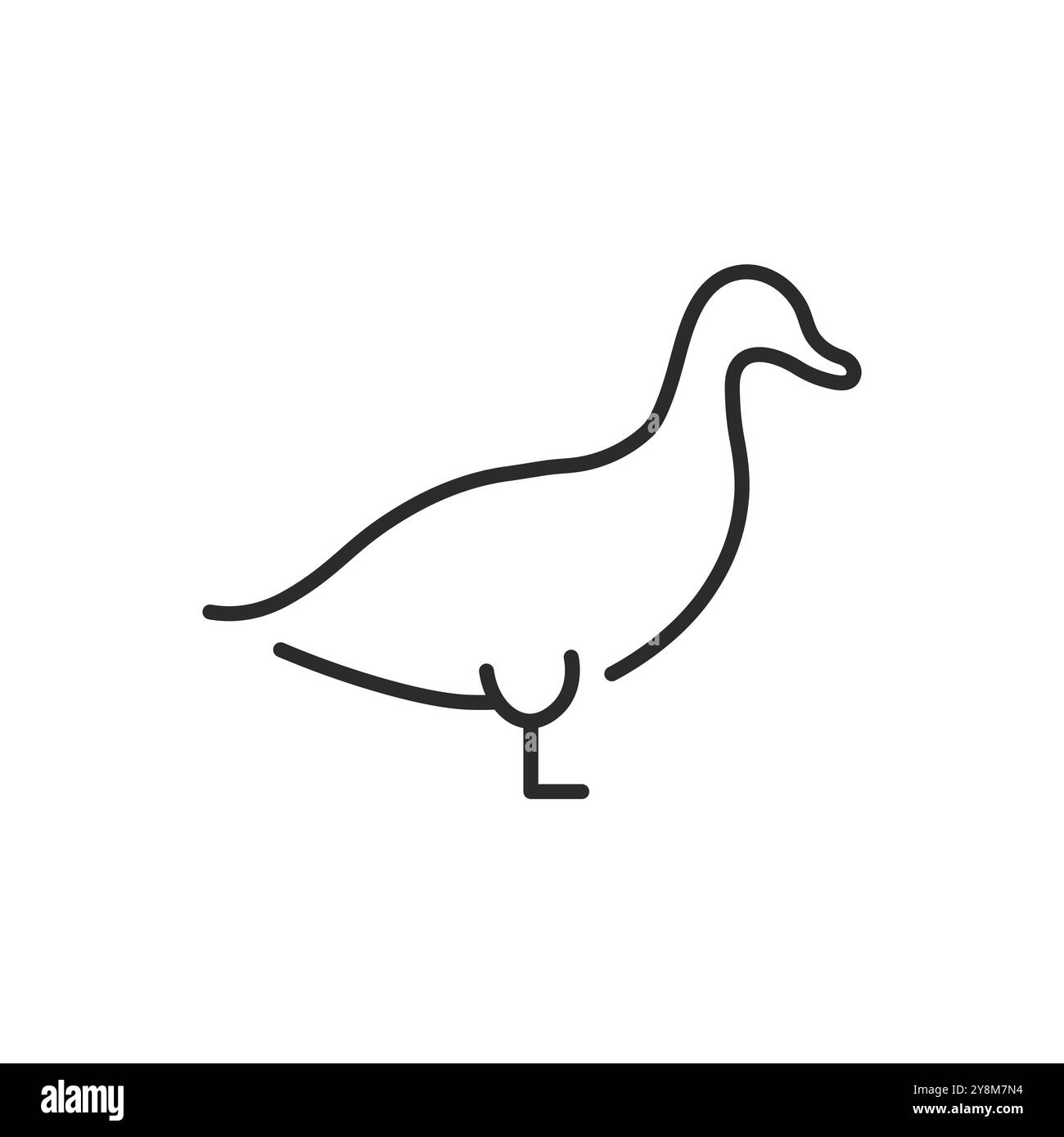 Entensymbol Stock Vektor
