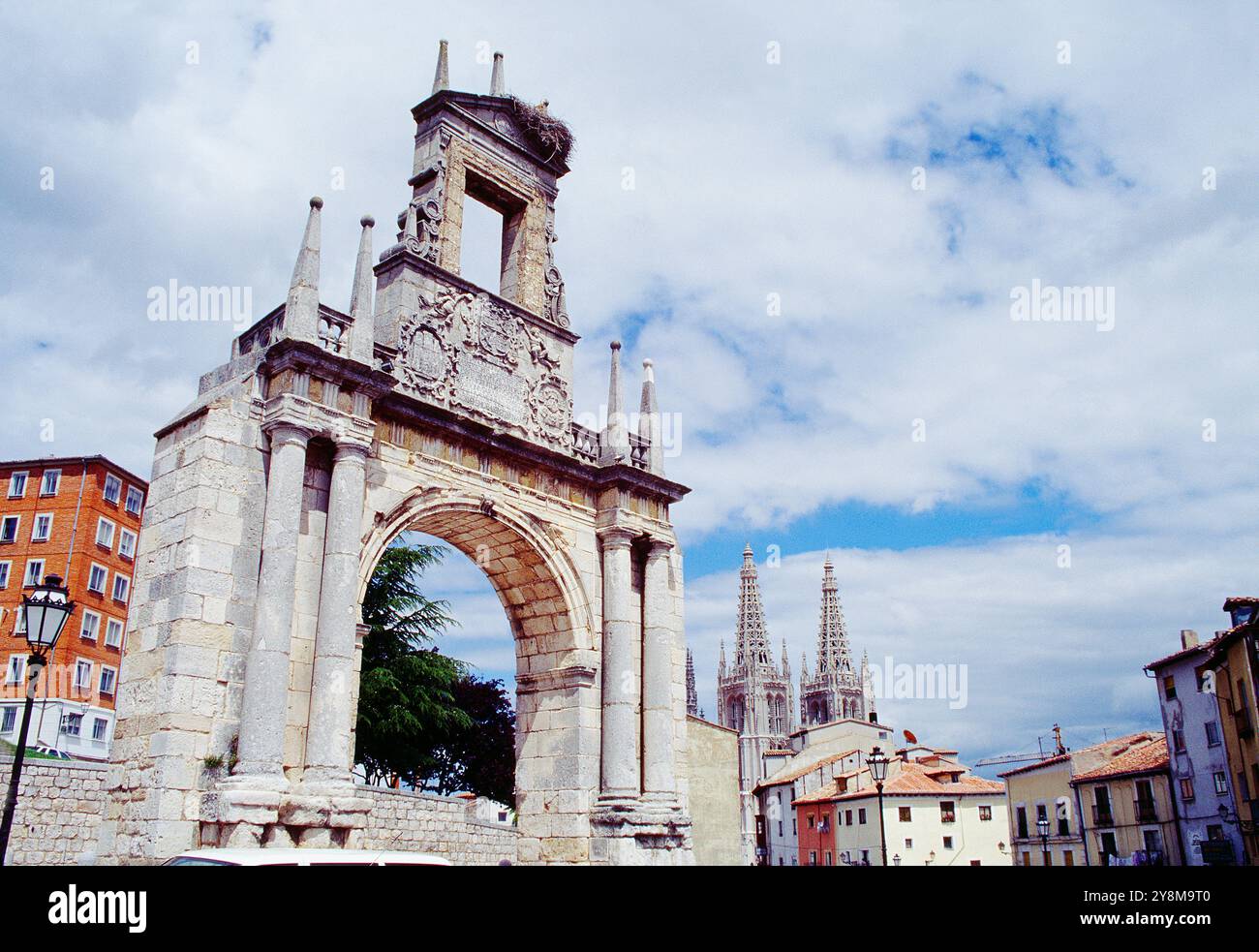 Solar del Cid. Burgos, Castilla Leon, Spanien. Stockfoto