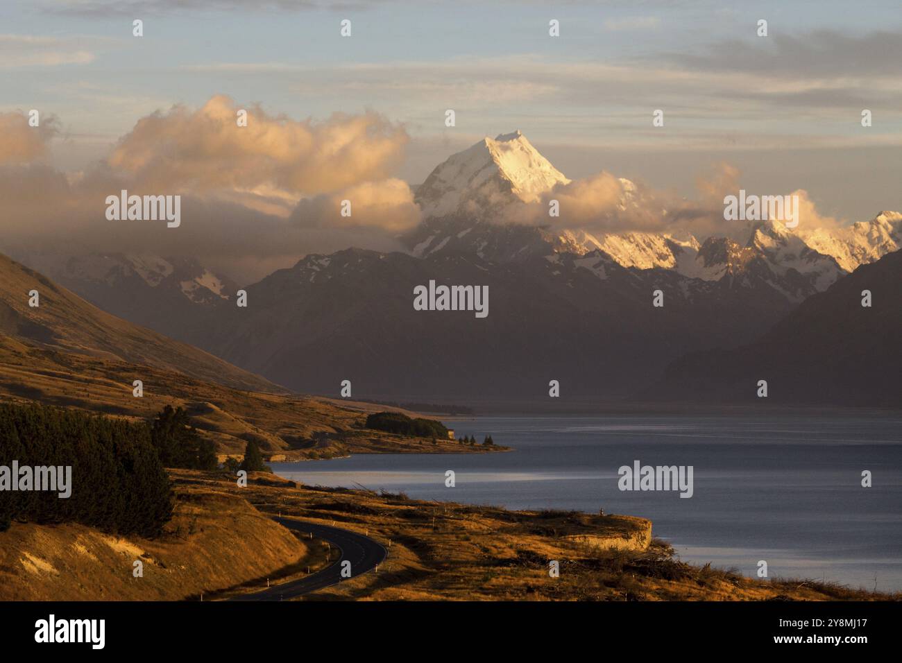 Mount Cook Neuseeland Nationalpark Südalpen Stockfoto