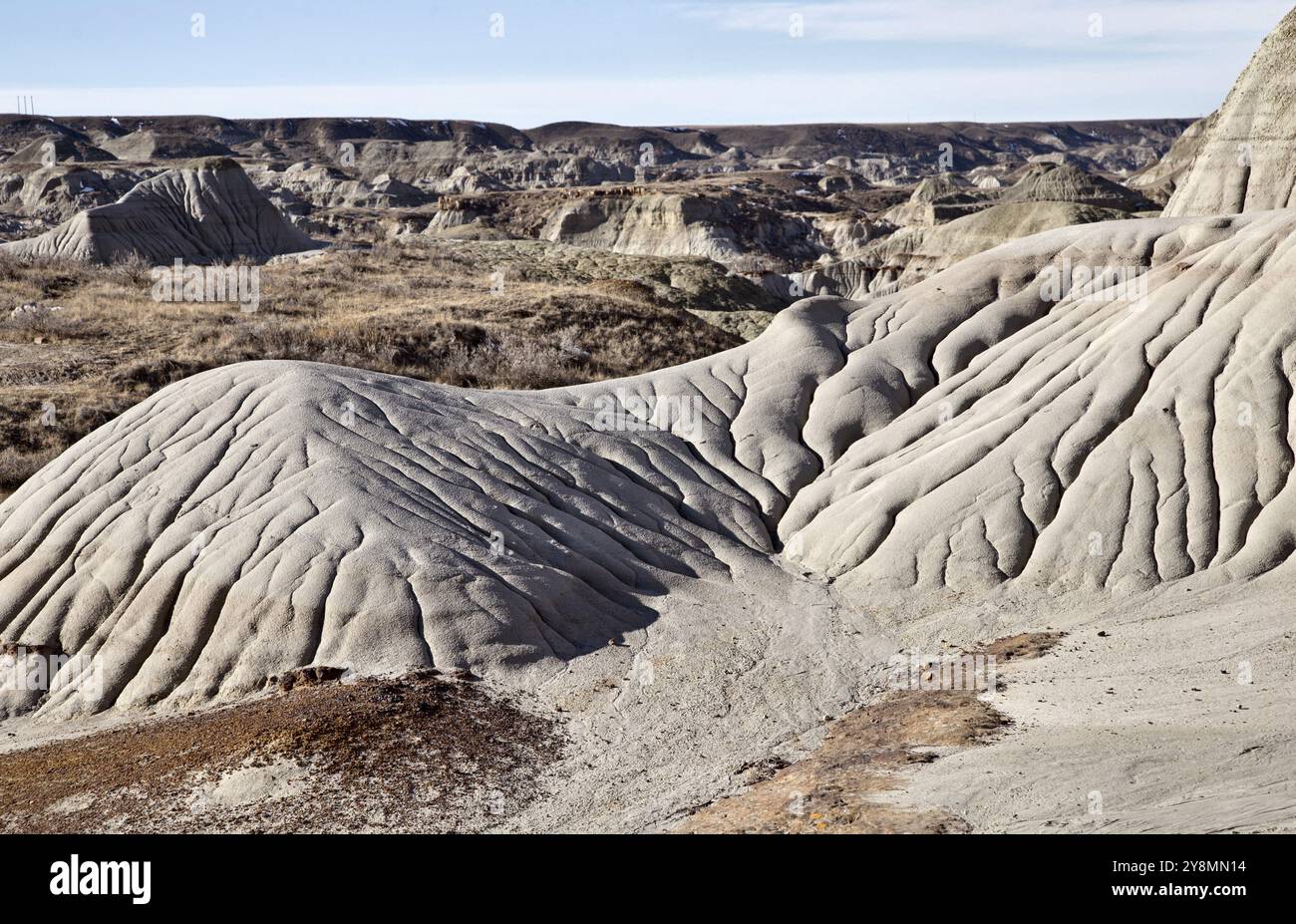 Badlands Alberta Drumheller und Dinasaur Park Kanada Stockfoto