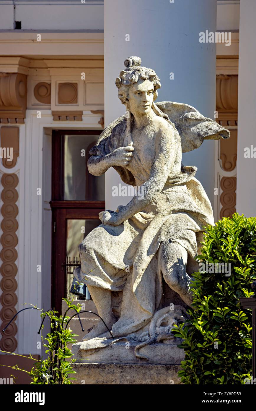 Statue und Denkmal in der Stadt Oradea Stockfoto