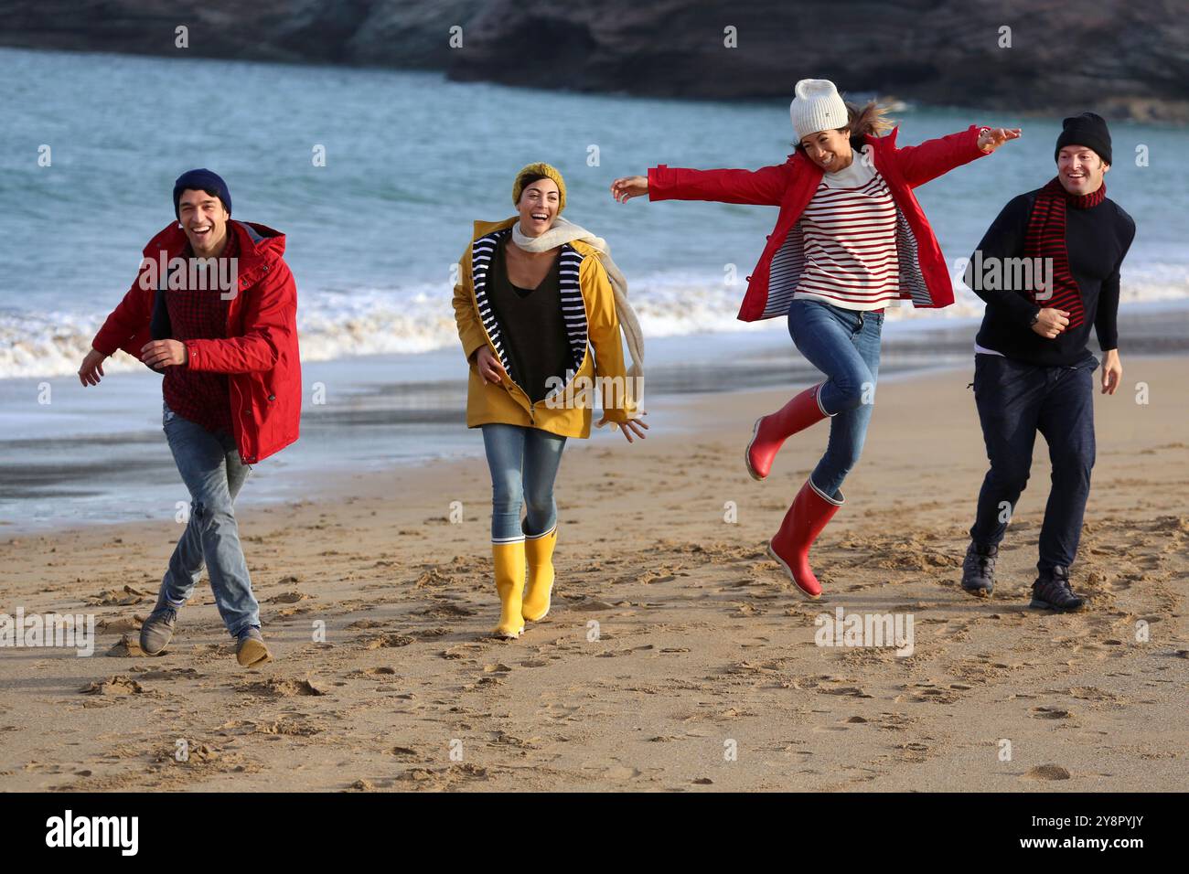 Lifestyles, Hendaya Beach. Stockfoto