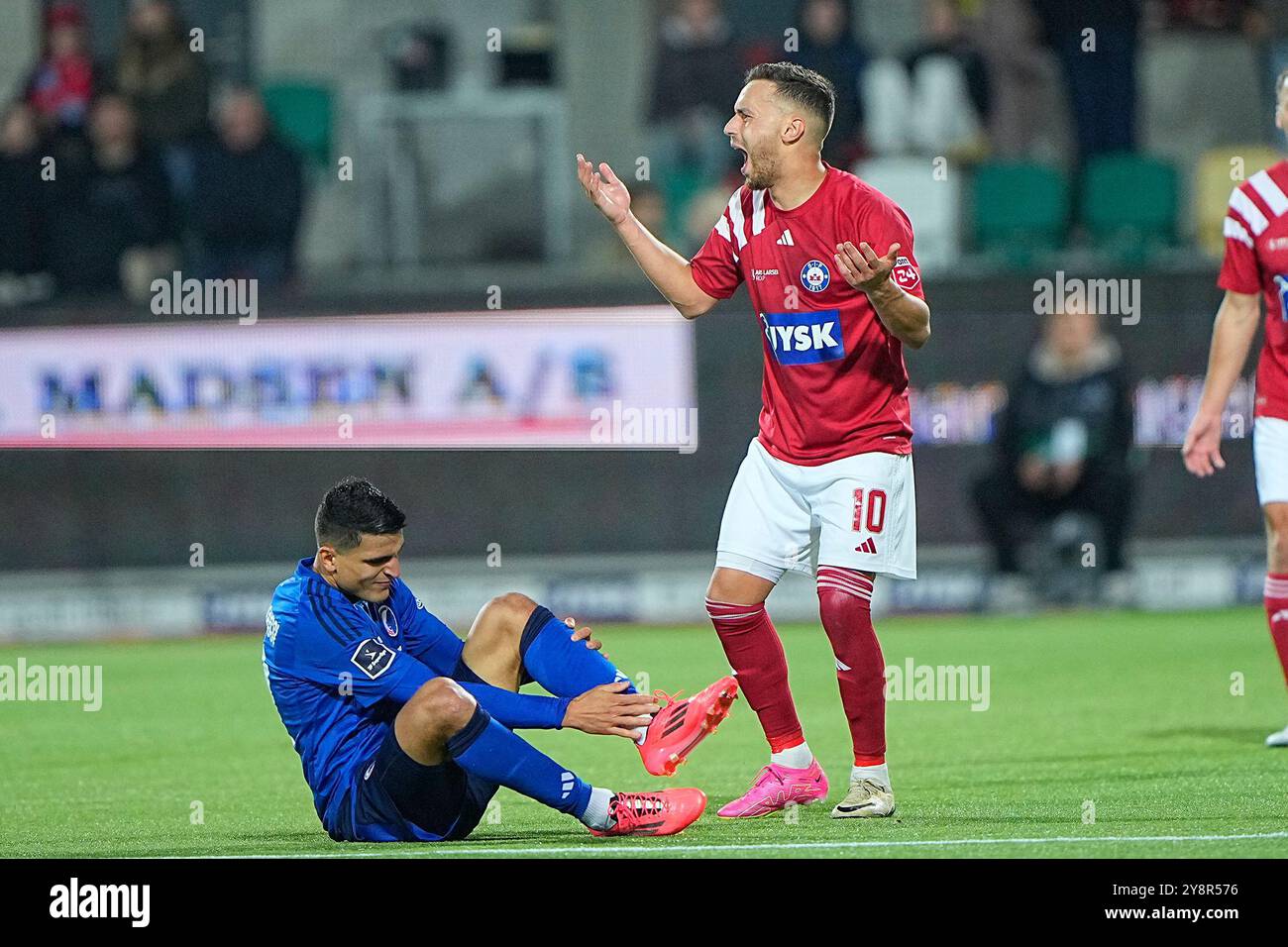 Dänemark. Oktober 2024. Superliga-Spiel zwischen Silkeborg IF und FC Copenhagen im JYSK Park in Silkeborg Sonntag, 6. Oktober 2024. Quelle: Ritzau/Alamy Live News Stockfoto