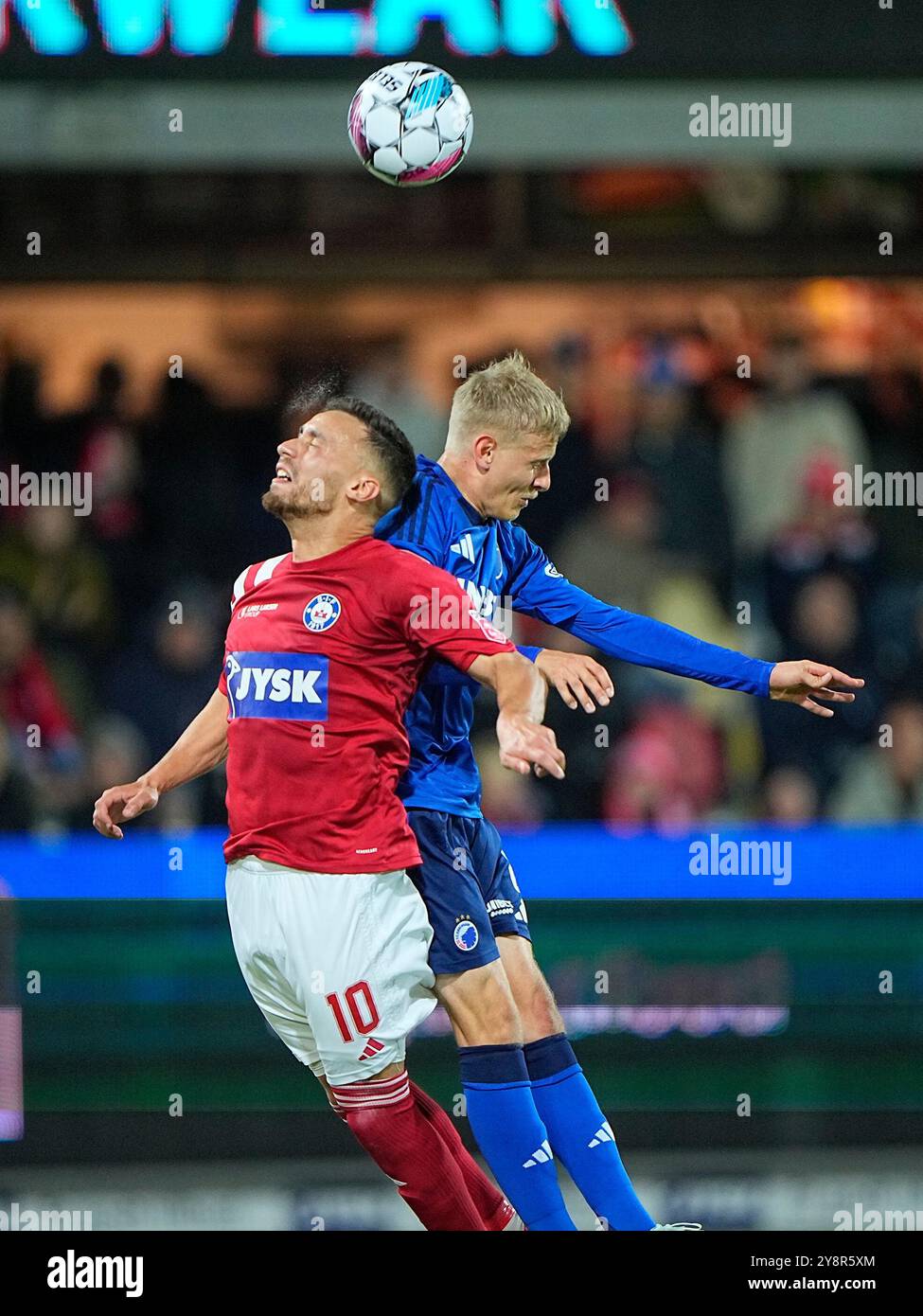 Dänemark. Oktober 2024. Superliga-Spiel zwischen Silkeborg IF und FC Copenhagen im JYSK Park in Silkeborg Sonntag, 6. Oktober 2024. Quelle: Ritzau/Alamy Live News Stockfoto