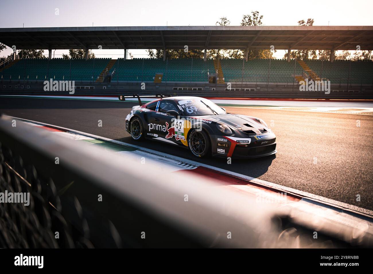 #69 Kalle Rovanpera, Prima Ghinzani Motorsport, Porsche 992 Cup, Carrera Cap Italia, ACI Racing Weekend, Autodromo Nazionale Monza, 04.-06.10/2024 während des Porsche Carrera Cup Italia Series, Porsche Carrera Cup Rennen in Monza, Italien, 4. Oktober 2024 Stockfoto