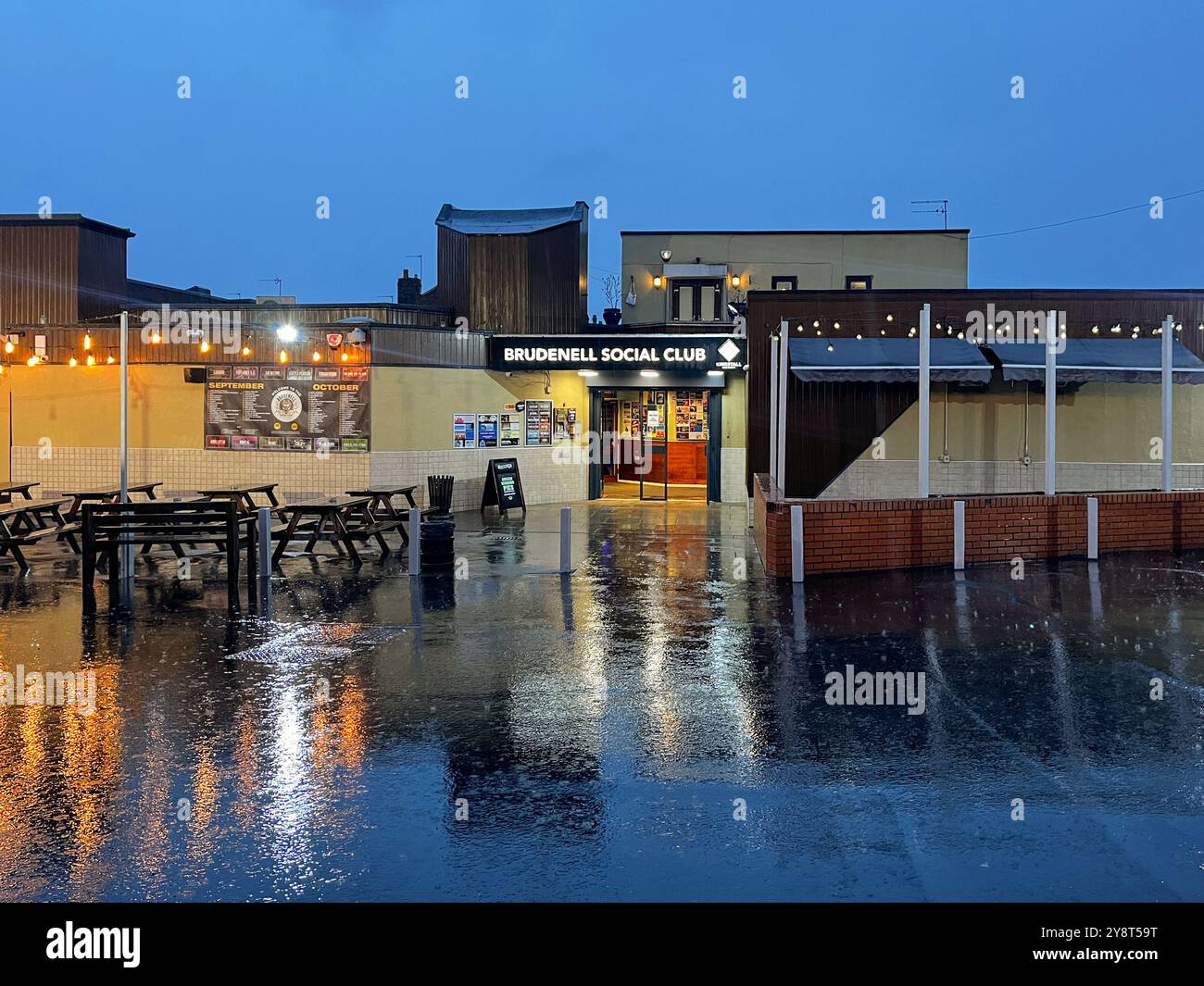 Brudenell Social Club, Veranstaltungsort für Live-Musik, Queen's Road, Burley, Leeds, West Yorkshire, England, Großbritannien Stockfoto