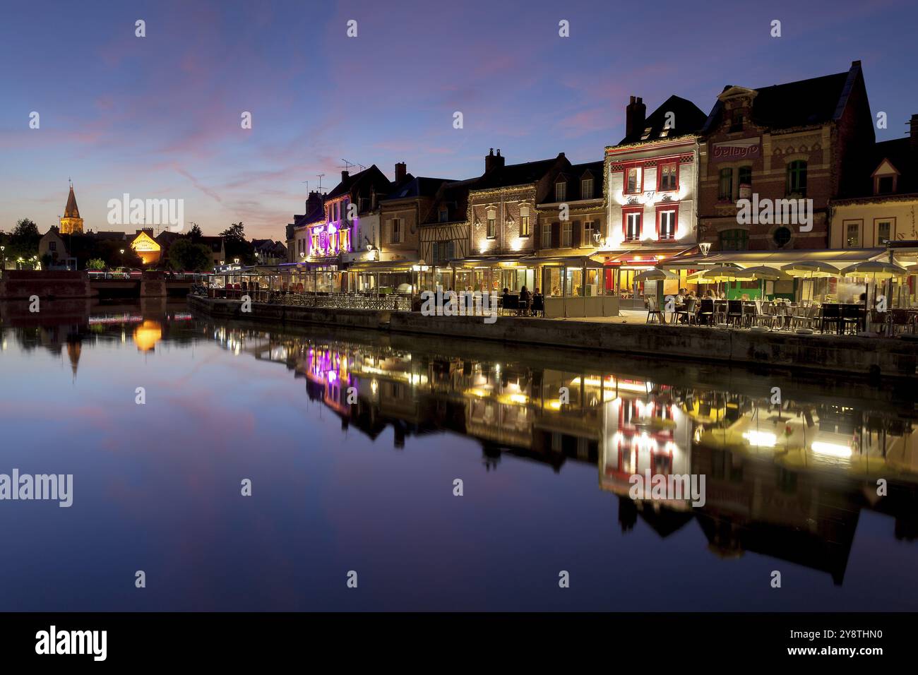 St Leu District, Amiens, Département Somme, Region Picardie, Frankreich, Europa Stockfoto