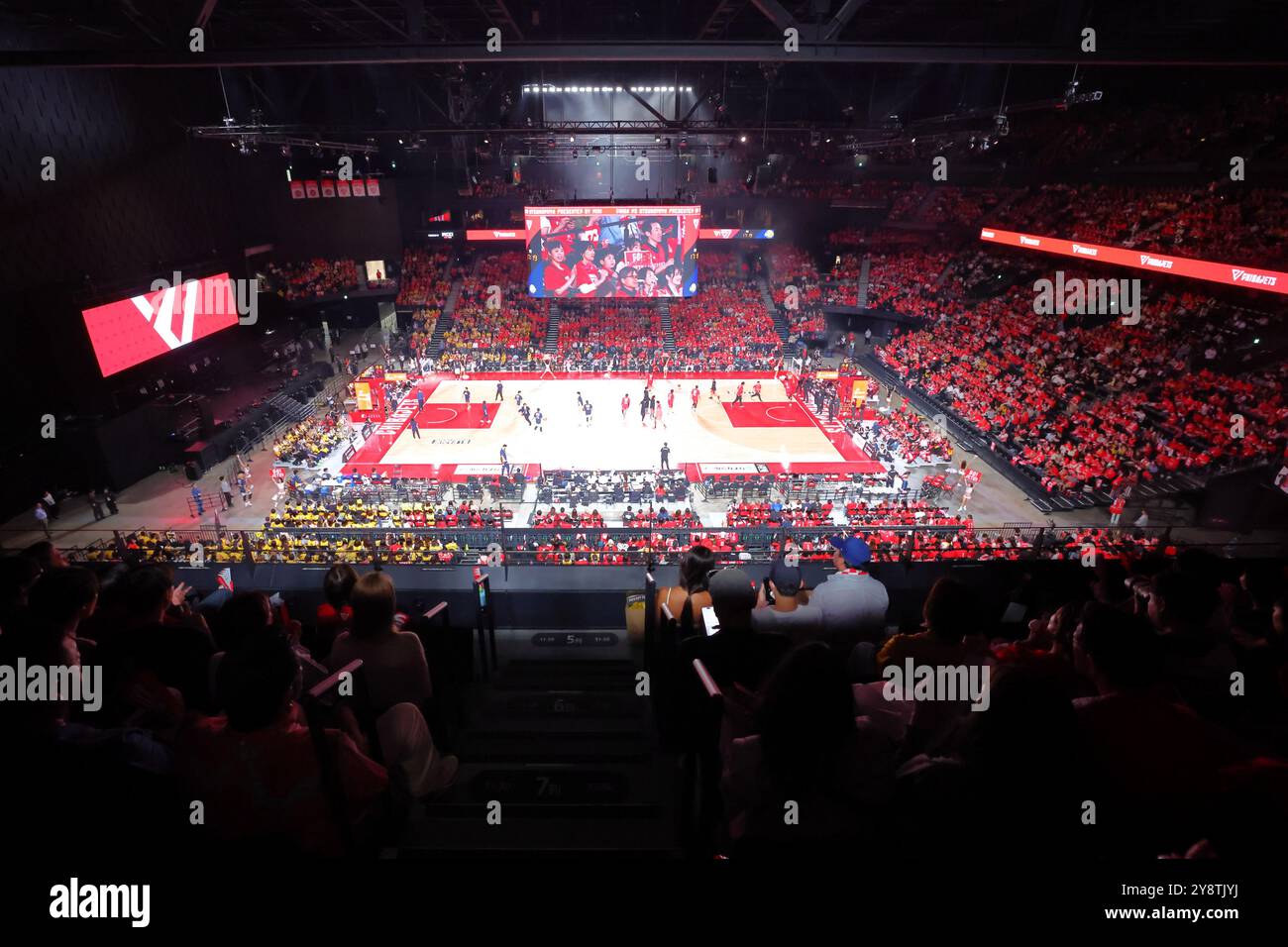 Chiba, Japan. Oktober 2024. Allgemeine Ansicht Basketball : 2024-25 B.. LIGA B1 Spiel zwischen Chiba Jets und Utsunomiya Brex in der Lala Arena Tokyo-Bay in Chiba, Japan. Quelle: Naoki Nishimura/AFLO SPORT/Alamy Live News Stockfoto