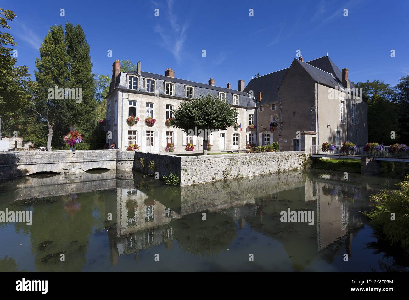 Rathaus von Briare, Loiret, Centre-Val de Loire, Frankreich, Europa Stockfoto