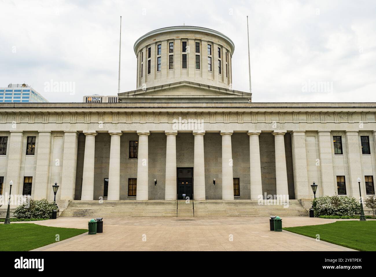 Columbus ist die Hauptstadt von Ohio und der Regierung Statehouse Stockfoto