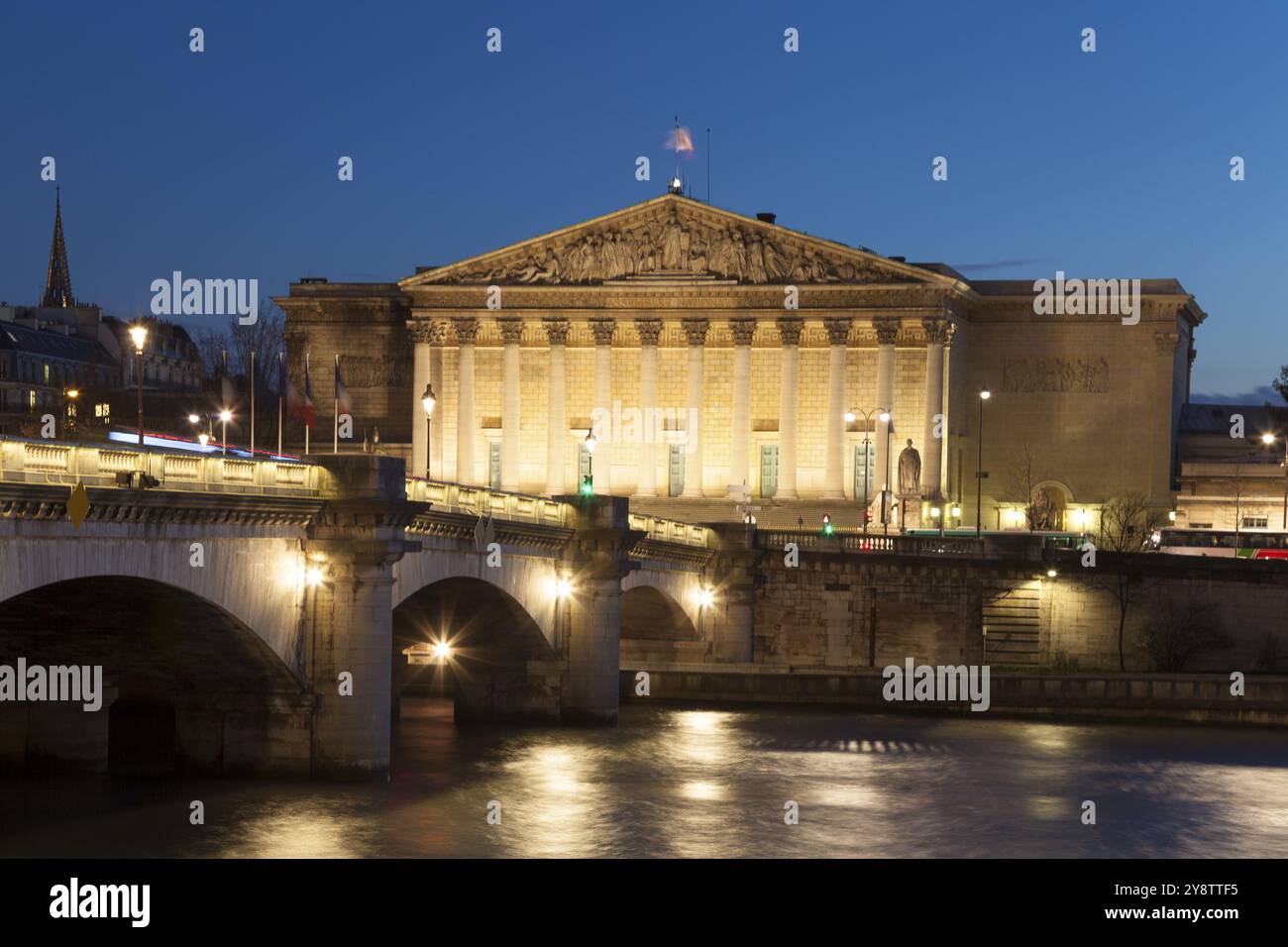 Nationalversammlung, Paris, Ile-de-france, Frankreich, Europa Stockfoto