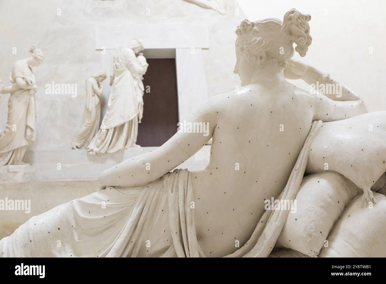 Possagno, Italien, Juni 2022: Pauline Borghese Bonaparte Venus siegreich durch Antonio Canova, 1805, Europa Stockfoto