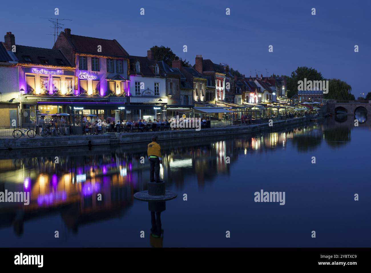 St Leu District, Amiens, Département Somme, Region Picardie, Frankreich, Europa Stockfoto