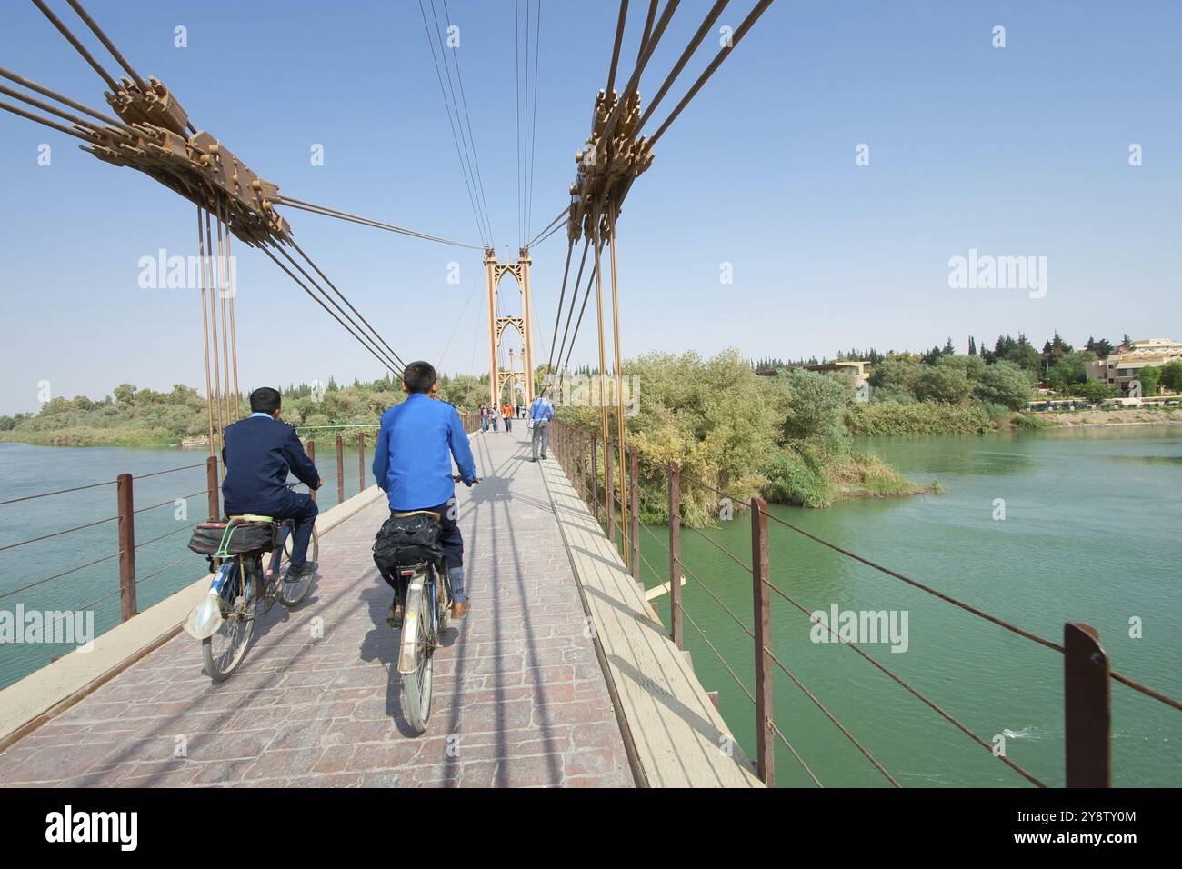 Brücke in Dier EZ-zor, Syrien, Asien Stockfoto