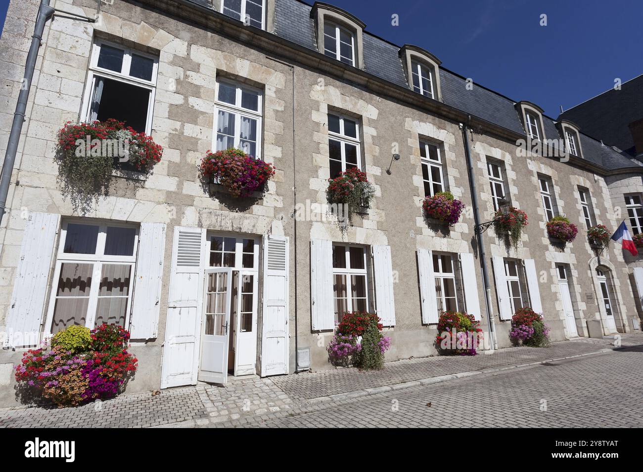 Rathaus von Briare, Loiret, Centre-Val de Loire, Frankreich, Europa Stockfoto