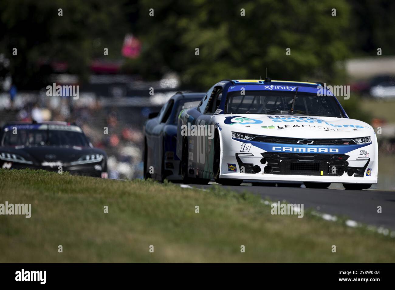 AJ Allmedinger fährt während der Road America 180 auf der Road America in Elkhart Lake WI auf der Strecke Stockfoto