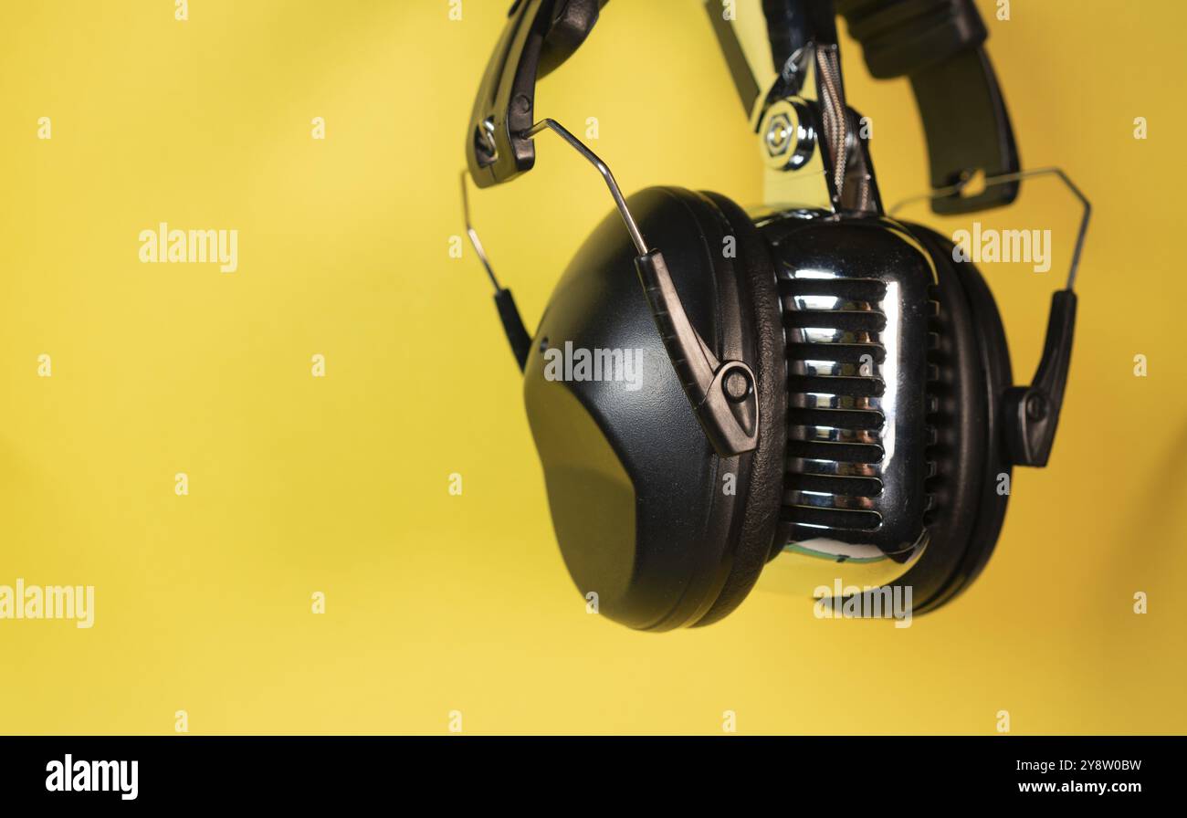 Gemeinsam verwendete Elemente für die Aufnahme und Wiedergabe von Musik und gesprochenem Wort Stockfoto